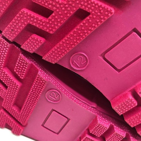 Shopkins Toddler Girls Rain Boots Rubber Slip On Waterproof Pink 12 - Picture 5 of 7